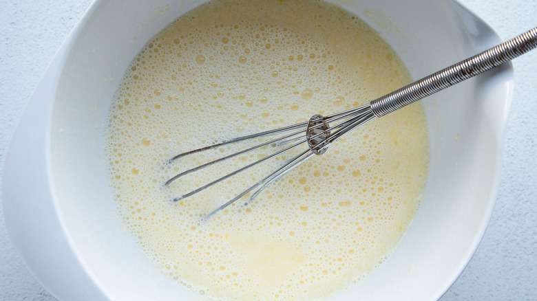 batter and whisk in bowl