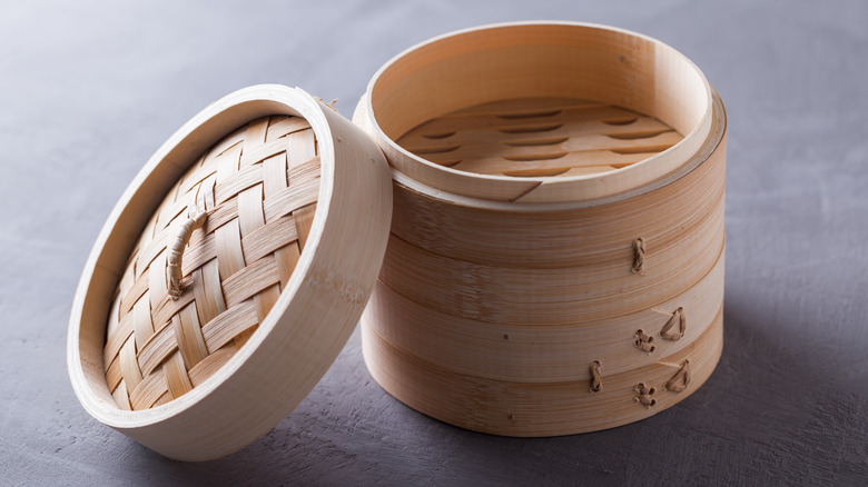 bamboo steamer basket and lid