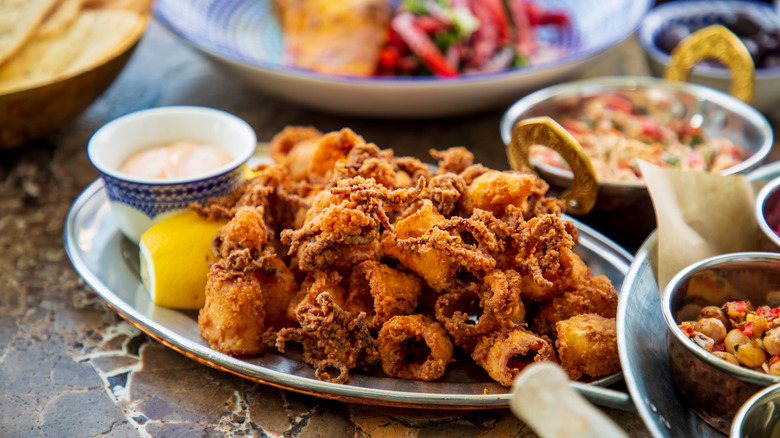 deep fried calamari 