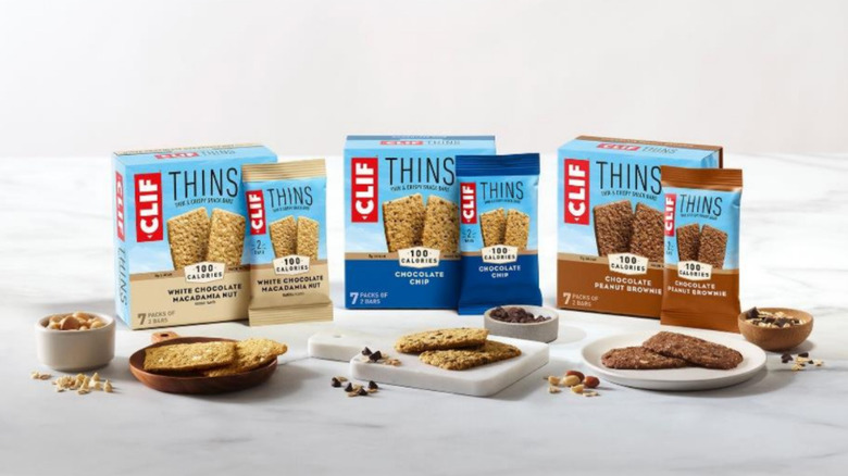 boxes of clif thins 