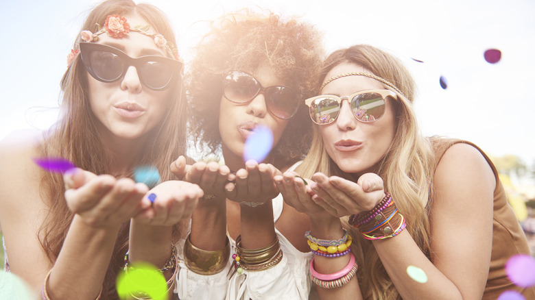 Fans at Coachella Music Festival