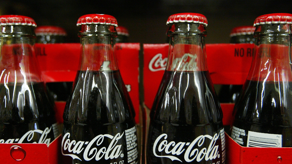 Coca Cola in glass bottles