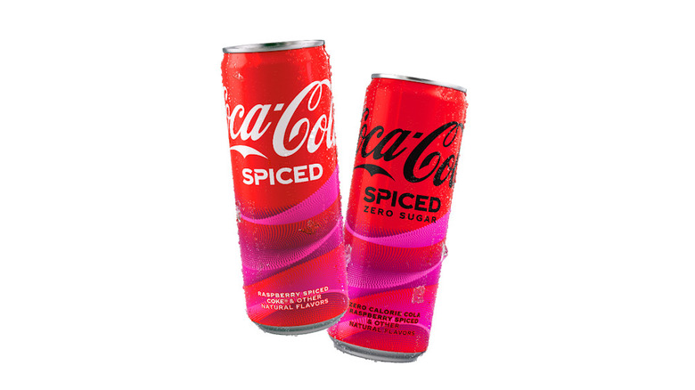 cans of Coca-Cola Spiced