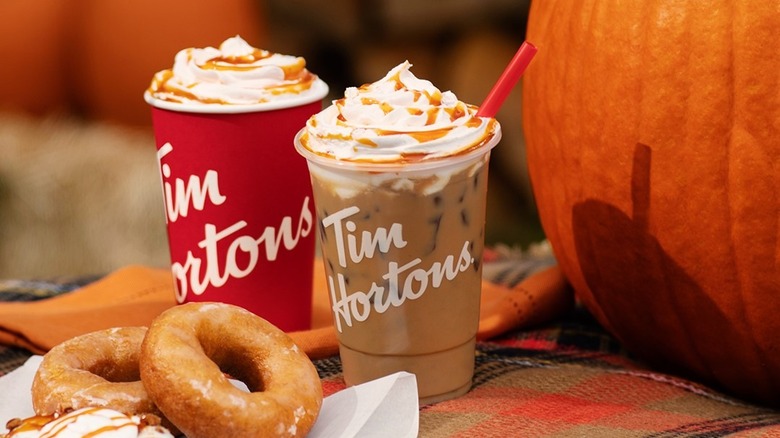 Tim Horton's pumpkin spice latte