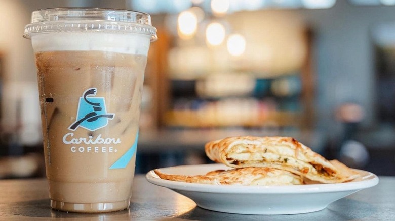 Caribou Coffee coffee and food