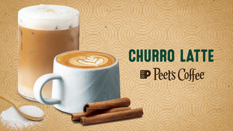 Peet's Churro latte 