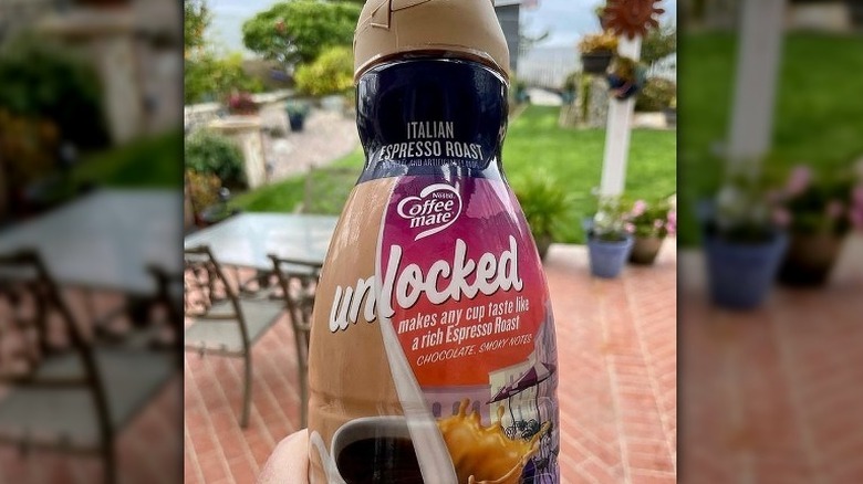 Coffee Mate unlocked Italian espresso creamer bottle