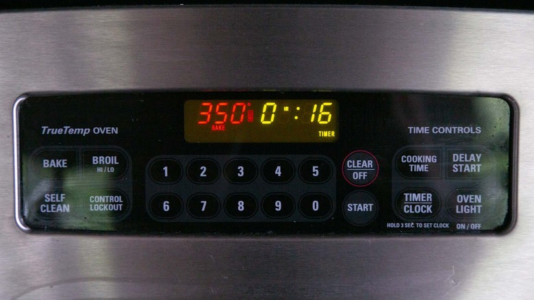 oven preheated to 350 F