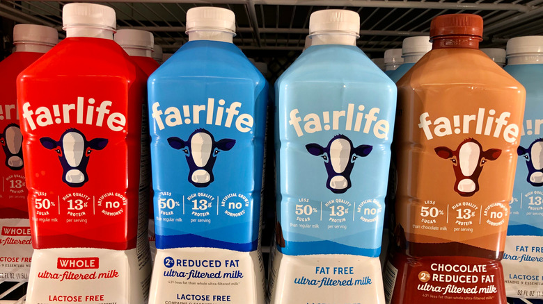 Fairlife bottles at grocery store