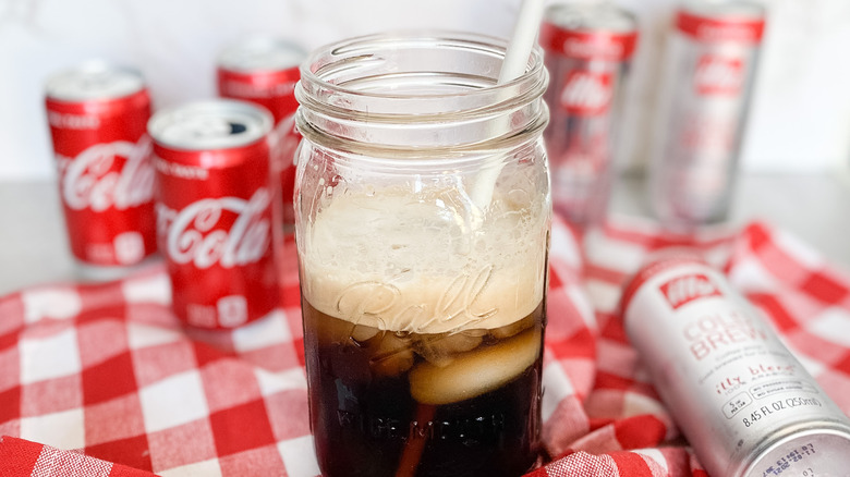 Net Red Cafe Glass Cold Drink Cup Ice Coffee Cup Coke Cup Milk Cup
