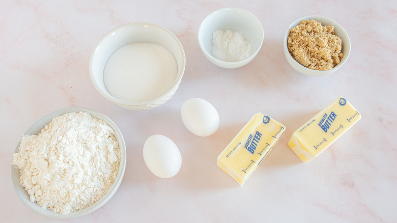 ingredients for funfetti cookie bars