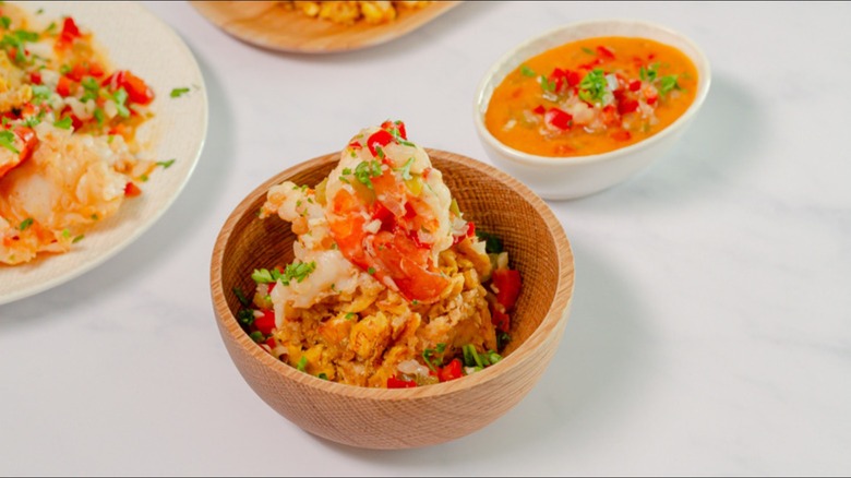 mofongo in wooden bowl