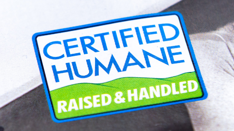 Certified Humane label