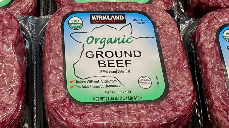 Kirkland Signature Organic ground beef