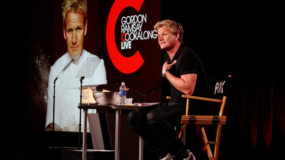 Gordon Ramsay on stage