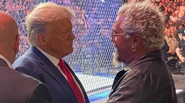 Trump and Guy Fieri at UFC