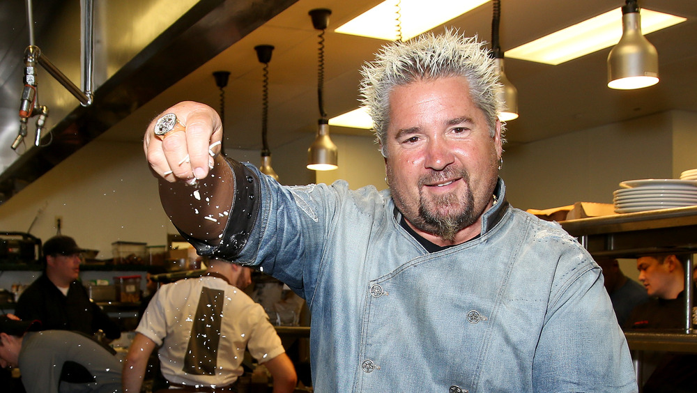 Guy Fieri cooking