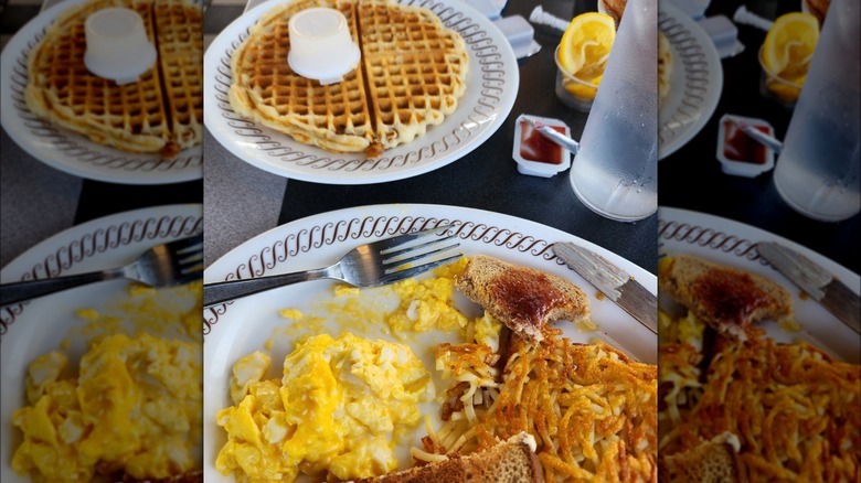 Waffle House breakfast food