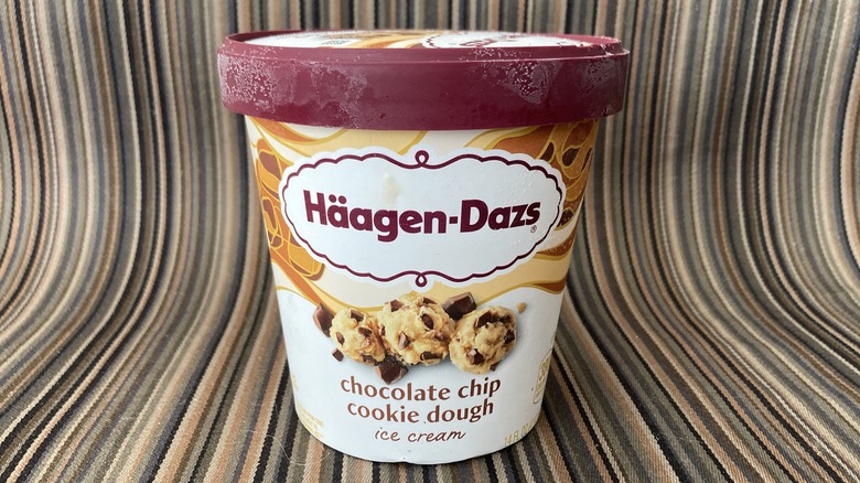 Haagen Dazs cookie dough ice cream