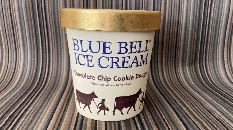 Blue Bell cookie dough ice cream