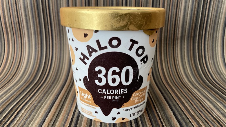 Halo Top cookie dough ice cream