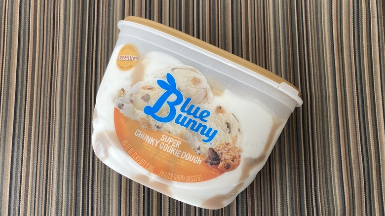 Blue Bunny cookie dough ice cream