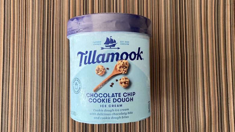 Tillamook cookie dough ice cream