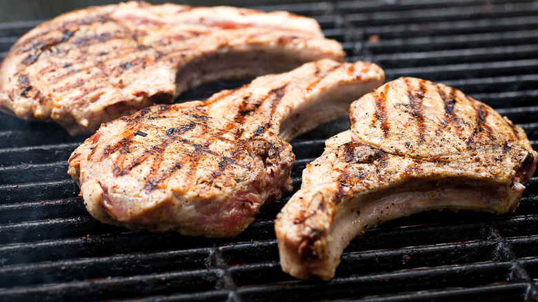 grilled porkchops