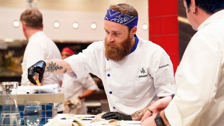 Johnathan Benvenuti on Season 22 of "Hell's Kitchen" 