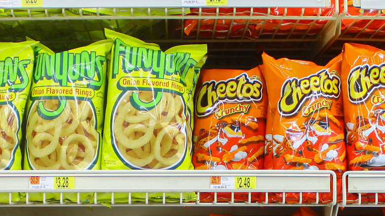 Funyuns Cheetos chip aisle