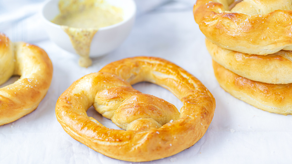 Copycat Auntie Anne's pretzels recipe on display