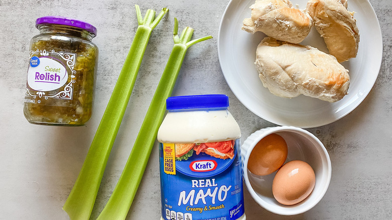 ingredients for copycat Chick-fil-A Chicken Salad