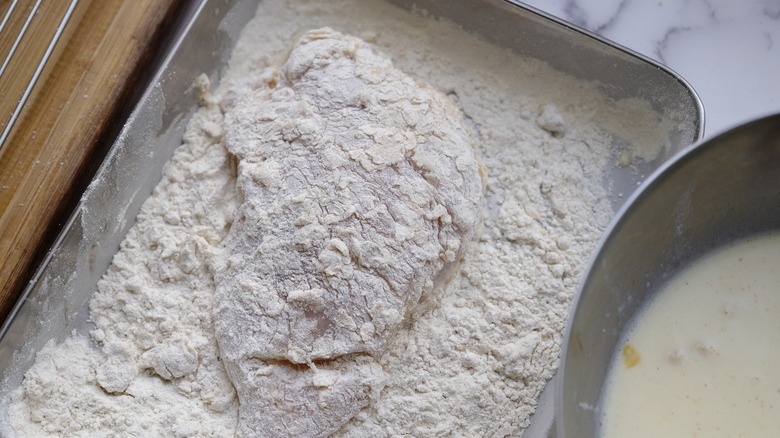 chicken in flour 