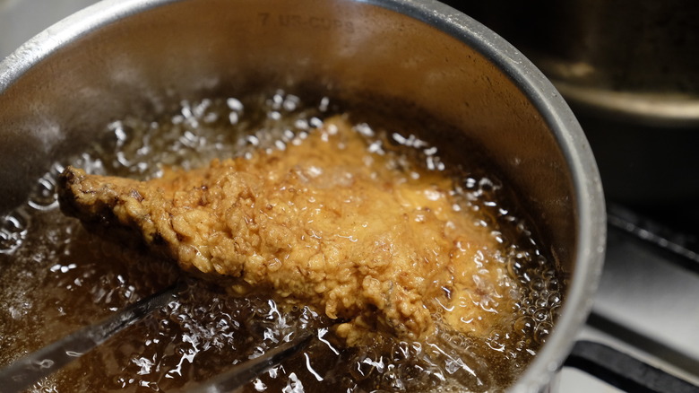 chicken in oil 