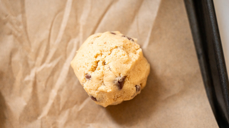 cookie dough ball