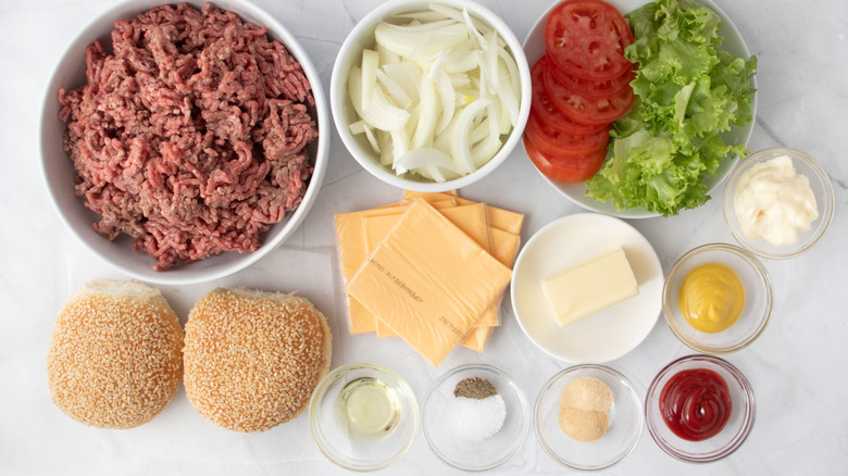 Five Guys patty melt ingredients