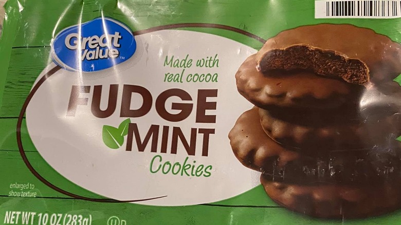 Great Value Fudge Mint Cookies