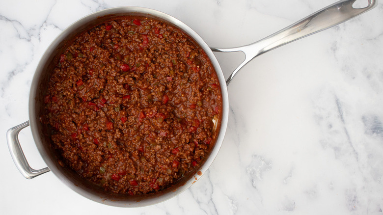 ground beef in tomato sauce