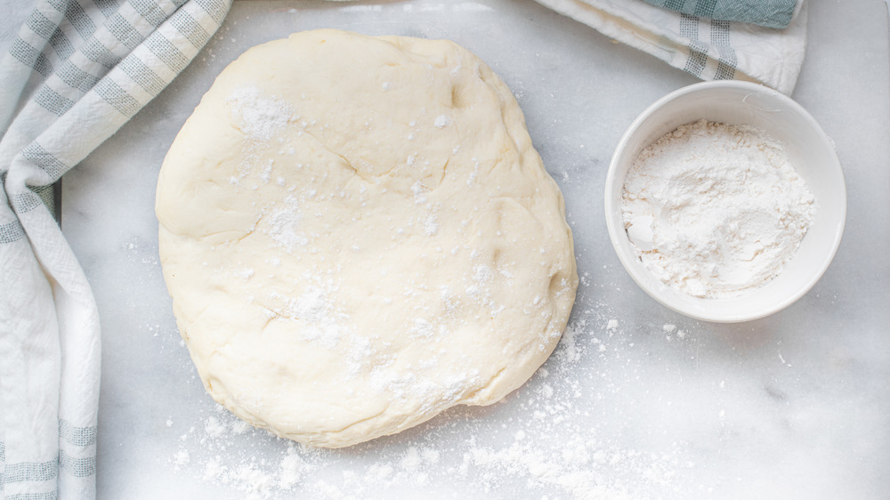 kneading dough for copycat Olive Garden breadsticks