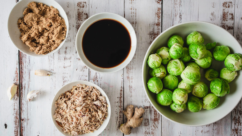 ingredients for brussels sprouts 