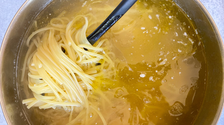 boiling pasta