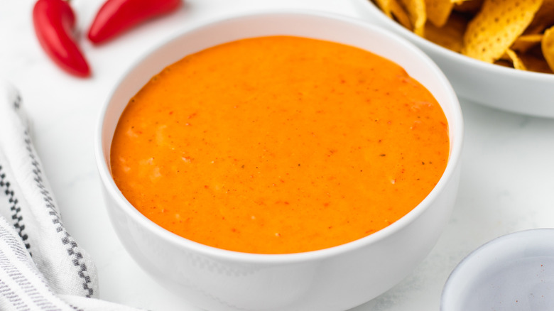 Taco Bell Lava Sauce in bowl