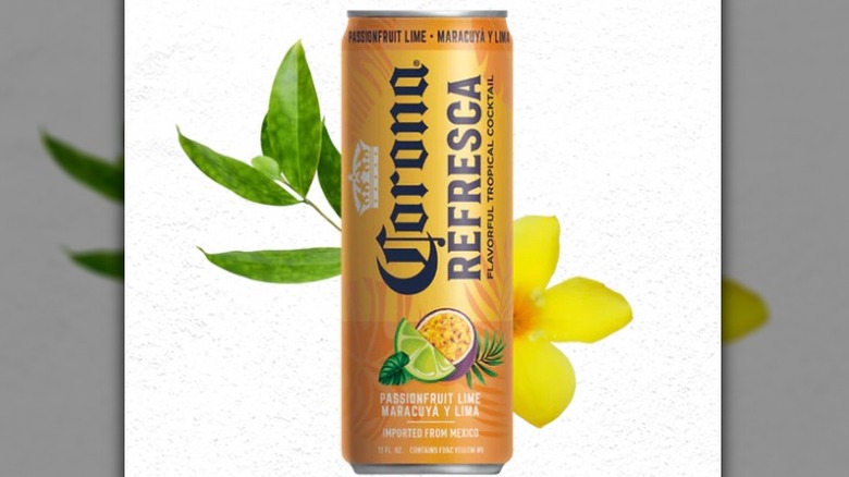 Can of Corona Refresca Passionfruit 