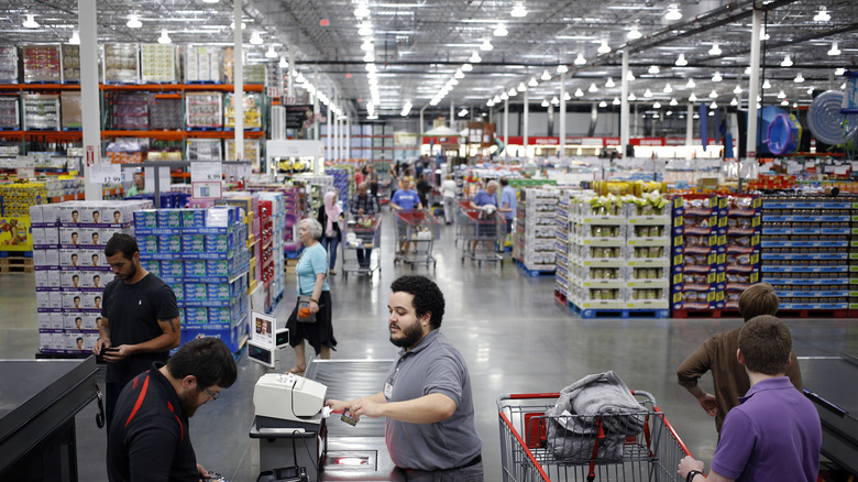 A giant Costco warehouse 