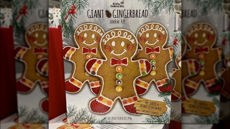Costco giant gingerbread cookie kit