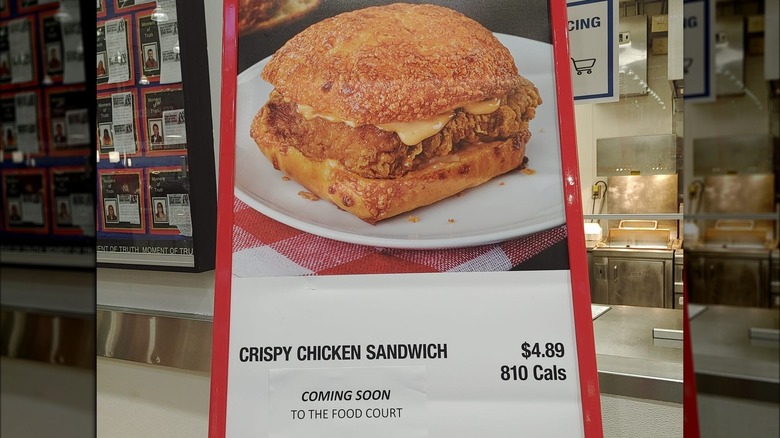 Costco's crispy chicken sandwich