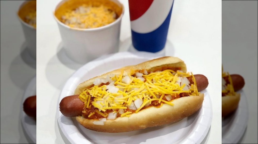 Costco chili dog