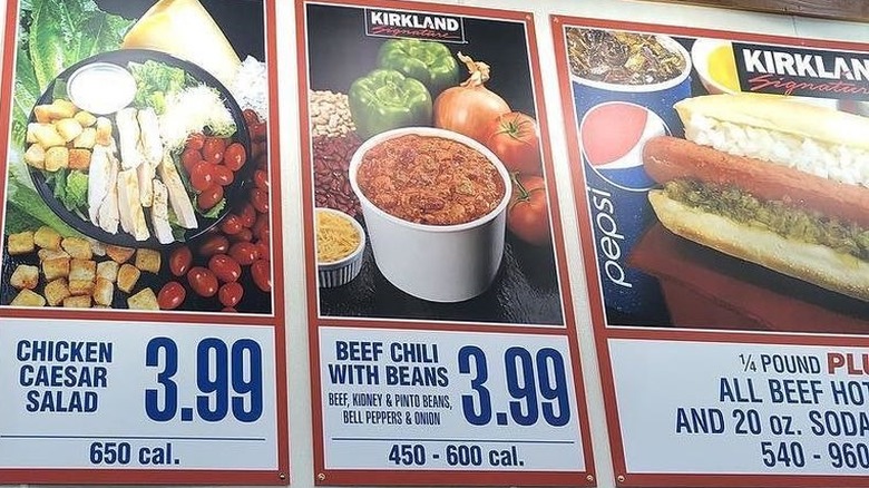 costco chili menu item