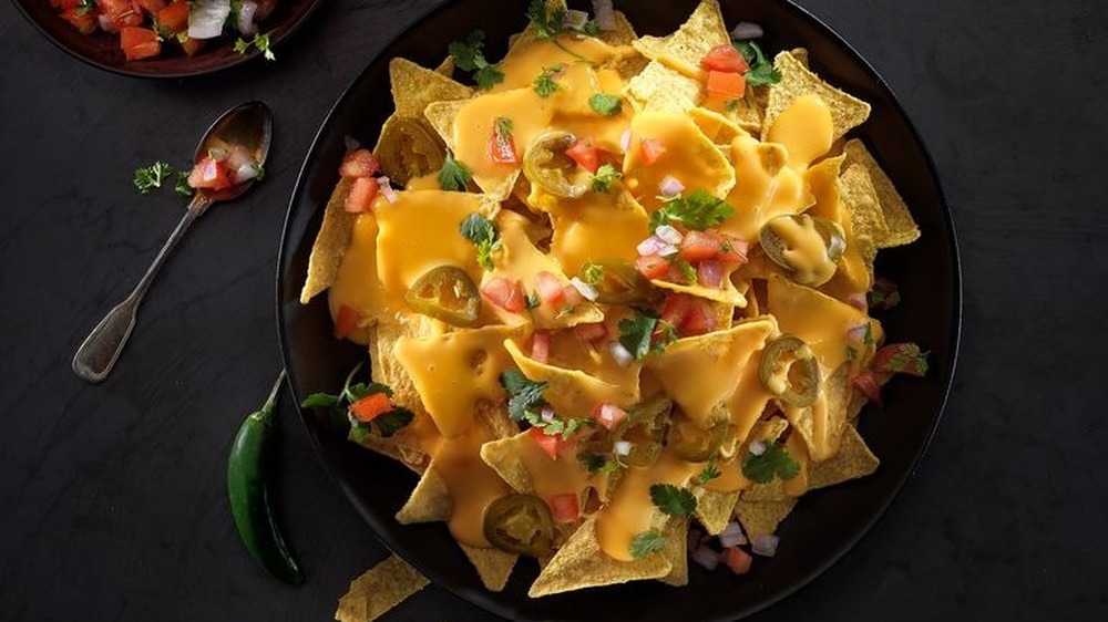 Violife vegan cheese nachos