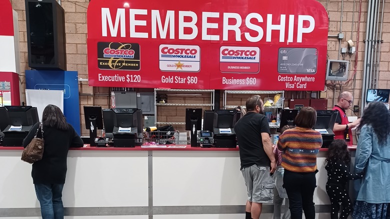 Costco membership counter